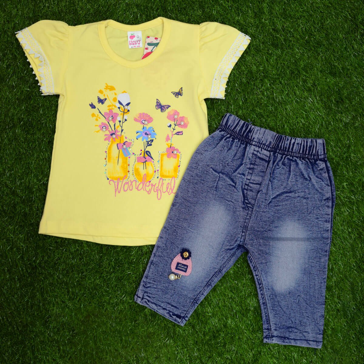 Baby girl jeans clearance sale